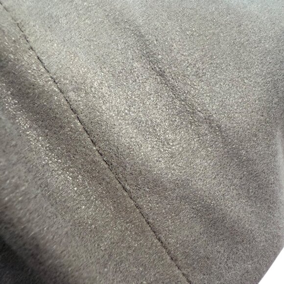 Vince Lamb Leather Suede Gold Shimmery Leggings Pants ankle crop 26" M stretch - Picture 4 of 12